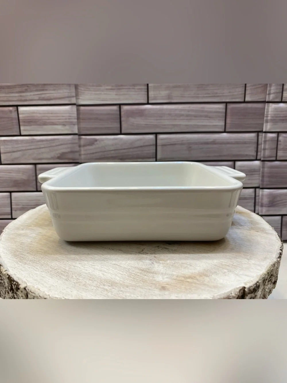 Le creuset🩷(1) Heritage Square Dish 6inch/ 14cm white NWT
